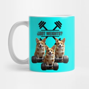 Corgi Weights Mug